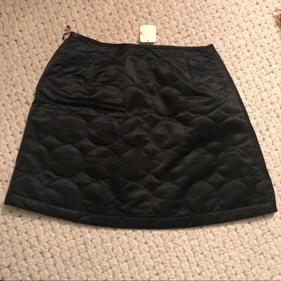 Guess Jeans RETRO Quilted Black Mini Skirt NWT 32M - Picture 2 of 7